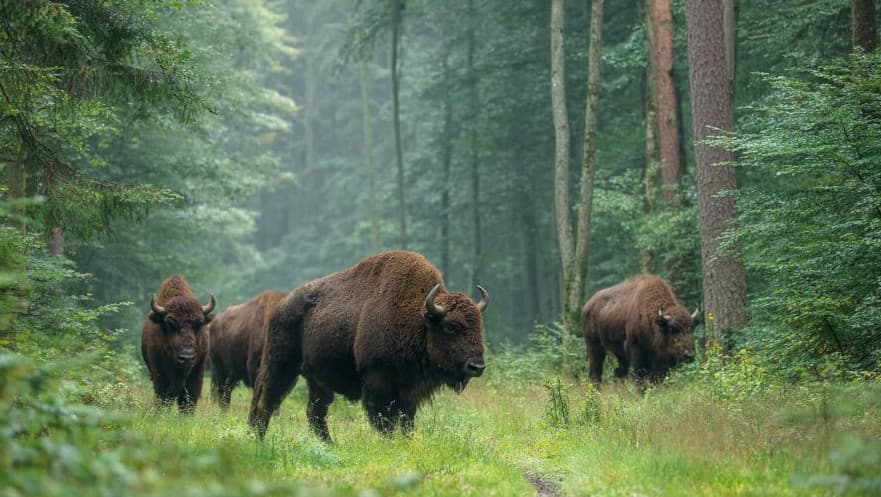 У Польщі пасажирський експрес “Зубр” збив трьох зубрів