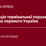 Концепція термінальної поразки РФ як умова перемоги України